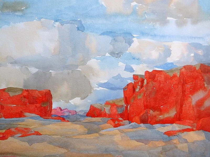 1875-Francis McComas - Monument Valley Buttes